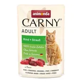 Animonda Carny Adult Pouch Rindfleisch, Strauß 85g