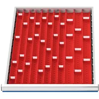 Bedrunka+Hirth Schubladeneinsatz Serie 500 Muldenplatten mit Mulden
