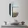 Hoko Badspiegel LED Antibeschlag Wandspiegel Oval 45x75cm mit Aluminium-Rahmen+LED Wechsel Warmweiß-Kaltweiß-Neutral 2700-6500K.Touch Schalter.Ra... / Schwarz