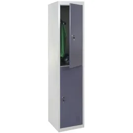 MCW T853 Aktenschrank 185x38x45 cm grau