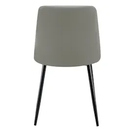 CLP 4er Set Esszimmerstuhl Antibes Kunstleder I Gesteppter Polsterstuhl I Küchenstuhl Mit Bodenschonern