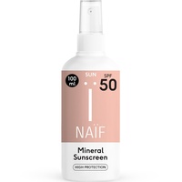 Naïf Mineralisches Sonnenschutzspray - für Gesicht und Körper - LSF50 - Vegan - 100ml