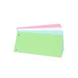 Trennstreifen RC BT1699 sortiert 10,5 x 24cm gelocht 180g - Packung áÂ 100 Stück