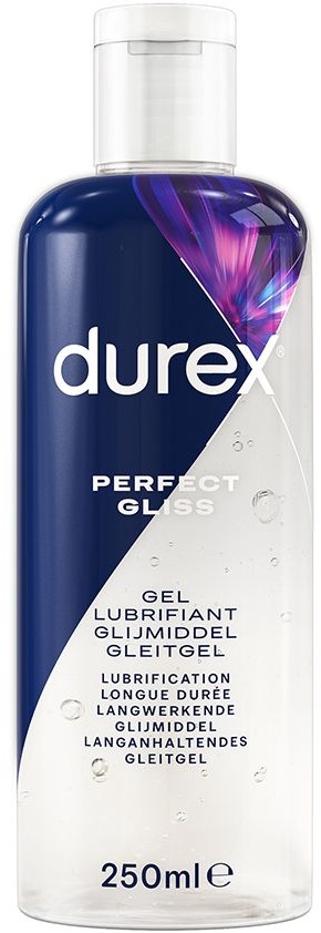 Durex Lubrifiant Perfect Gliss - Lubrifiant à Base de Silicone - Idéal pour le Sexe Anal - 250ml 250 ml gel(s)