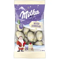 Milka Weihnachts-Kugeln Weiß, 81 g, Festlicher Schokoladengenuss