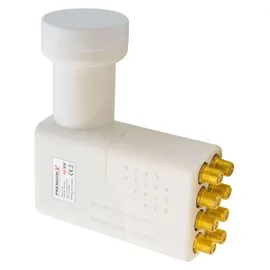 PremiumX DELUXE85 Alu 85cm Antenne Digital SAT Schüssel Anthrazit LNB Octo 16x F-Stecker