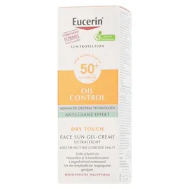 Eucerin Oil Control Face Sun Gel-Creme LSF 50+ 50 ml