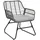Idimex RIVIERA Loungeset grau/schwarz