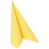 Papstar Servietten "ROYAL Collection" 1/4-Falz 40 cm x 40 cm gelb