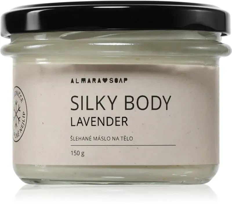 Almara Soap Silky Body geschlagene Körperbutter Levander 150 g