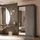 masseno Schwebetürenschrank LAMELLO 120 x 216 x 61 cm Grau