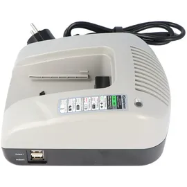 AccuCell Basisladegerät für austauschbare Ladeadapter für diverse Werkzeug-Akkus passend für 7,2-18V Li-Ionen, NiMH und NiCD