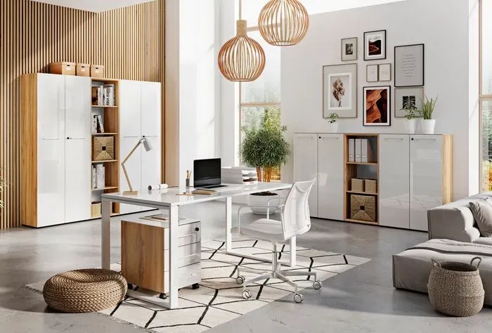Germania Aktenregal Monteria Holzoptik Braun Eiche