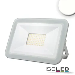 ISOLED LED Fluter PAD 50W, IP65, SMD, Alu-Druckguss, weiß, 50W 4000K 5600lm 120°, 100cm Kabel (offen) ISO-115111