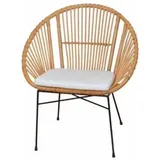 Home Affaire Rattanstuhl HOME AFFAIRE, gelb (honigfarben), Stühle, Rattanstuhl