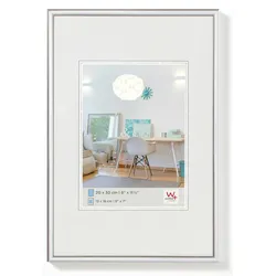 walther + design Lifestyle Kunststoff Bilderrahmen 013X018 SILBER