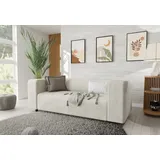 s-style möbel - Jesper - Modernes Sofa 2 sitzer aus Beige Cord-Stoff mit bequemem Sitz