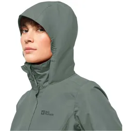 Jack Wolfskin Stormy Point 2l Jkt Damen Hedge Green S