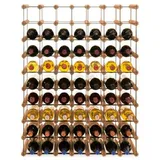 Proregal Weinregal Braun, Holz, Kiefer, Rechteckig, 72.5x92.5x24.5 cm, Wohnzimmer, Regale, Weinregale