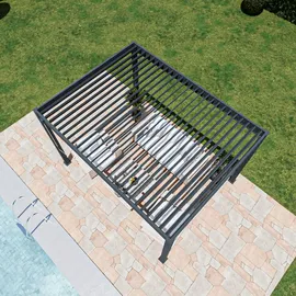pergoline Pergola, anthrazit 3x4 m)