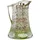 Loberon Krug Meloisey, traumhafter Rautenschliff, elegantes Design, Wasserkaraffe, Küchenutensilien, Tischdekoration, Tischaccessoire, Glas, Messing, klar/silber