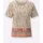 Classic Basics Sieh an! Shirt in sand-schwarz-bedruckt | Gr.: 54