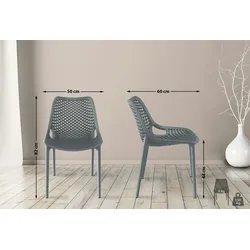 CLP Stuhl Air dunkelgrau