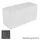 Keuco Sideboard Edition 11 140x70x53,5cm, m LED, Lac m, G anthr. kl