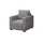 bobb Relaxsessel Lisa de Luxe Mikrofaser 85 x 90 x 93 cm Grau