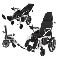 Antar Elektrischer Rollstuhl mit Liegefunktion schwarz