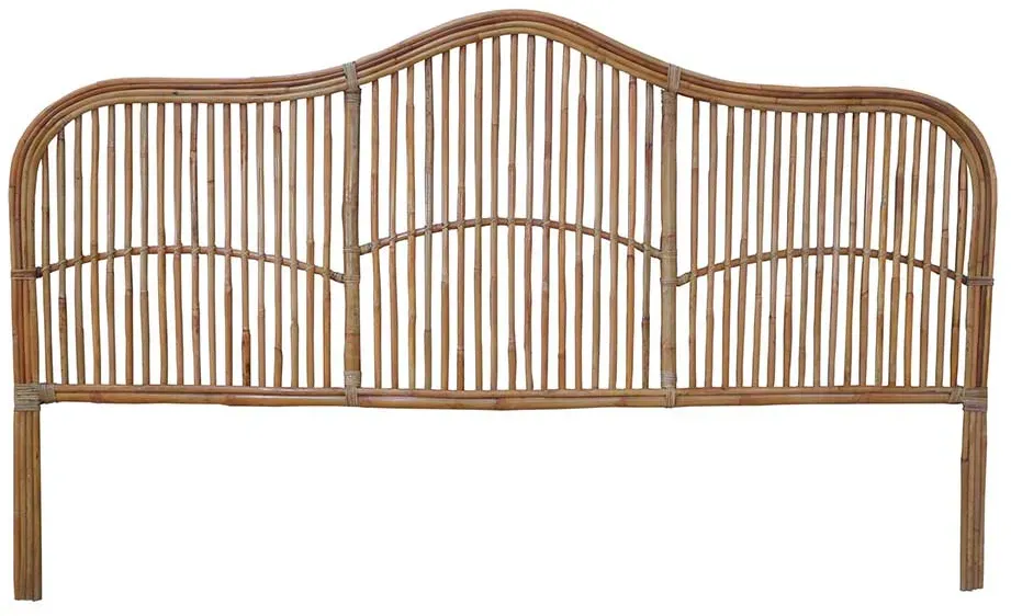 Bett Kopfteil einzeln aus Rattan Geflecht 200 cm breit