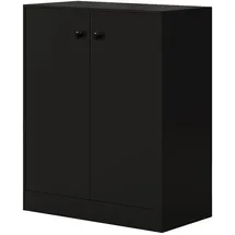 Costway Sideboard 72 x 85,5 x 34 cm Schwarz