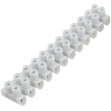 Unitec Lüsterklemme 12p 2,5-6,0mm2 10x Lüsterklemmen | bis 380 Volt einsetzbar | 1,5 - 6,0 mm2| transparent