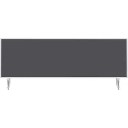 Magnetoplan Tischtrennwand VarioPin - 160x50cm - doppelseitig - 1 Seite Whiteboard-Oberfläche - 1 Seite Filz-Oberfläche