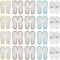 20 Paar Hotelslipper, Gäste Hausschuhe Gästehausschuhe, Farbe Frottee Slipper, Gästepantoffeln, 4mm Badeslipper Frottierslipper, Hotelslipper für Drinnen und Draußen Herren Damen Spa Gäste Reisen - 41 EU