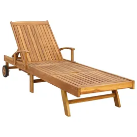 vidaXL Sonnenliege 200 x 60 x 30 cm Braun