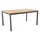 MWH Das Original Alutapo Gartentisch 160 x 95 x 74 cm eisengrau/natur