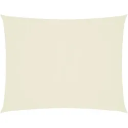 vidaXL Sonnensegel Oxford-Gewebe Rechteckig 2x3,5 m Creme