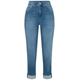 MAC Jeans Carol Relax-fit-Jeans Blau 38 28