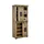 Massivmoebel24 Schrank Mango 80x45x175 natur lackiert RAILWAY 117