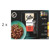 Sheba 24 x 85g Selection in Sauce Frischebeutel Sheba Katzenfutter nass