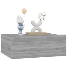 vidaXL Nachtschrank Hängend 40 x 30 x 15 cm Grau