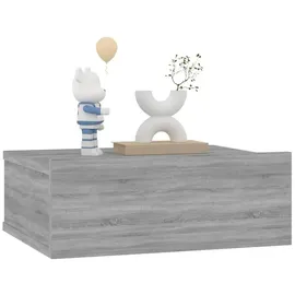 vidaXL Nachtschrank Hängend 40 x 30 x 15 cm Grau
