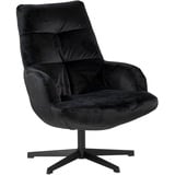 Sessel Fernsehsessel Relaxsessel Cocktailsessel Loungesessel Mikrofaser schwarz