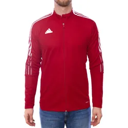 adidas TIRO 21 Herren Trainings-Jacke nachhaltige Fußball-Jacke Sport-Jacke Fitness-Kleidung GM7308 Rot - S