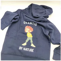 Bavarian Caps Hoodie Kids Hoodie "Grantig by Nature" Pumuckl dunkelblau blau 110-116