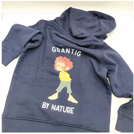 Bavarian Caps Hoodie Kids Hoodie "Grantig by Nature" Pumuckl dunkelblau blau 110-116