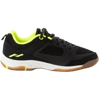 Pro Touch Kinder Volleyballschuhe Ki.-Indoor-Schuh Rebel IV J, Größe 39 in Braun BLACK/YELLOW LIGHT/G