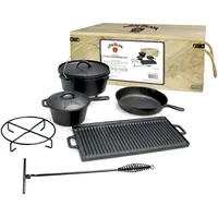 Jim Beam BBQ Topf-Set (9-tlg.)