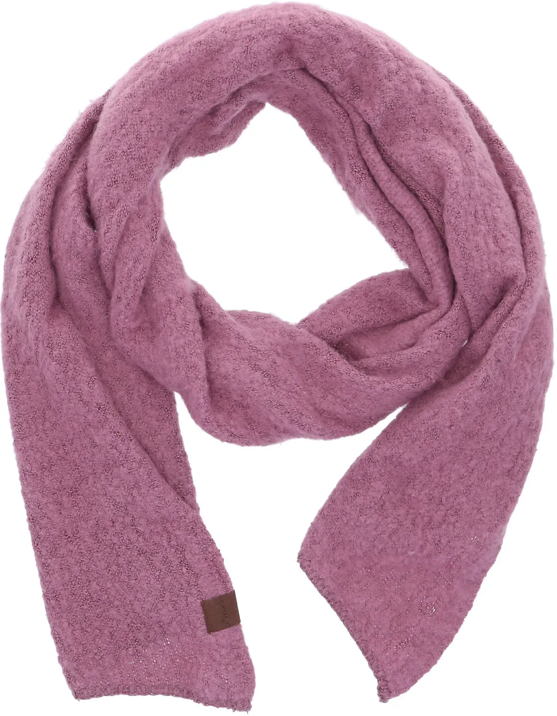 Antonio Damen Strick Schal Bouclé - berry